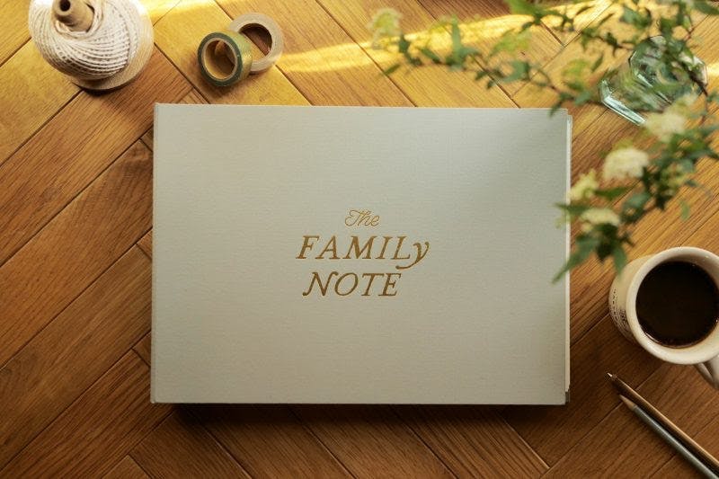 今こそ家族のチーム化を。感情のアルバム“FAMILY NOTE”を届けたい！